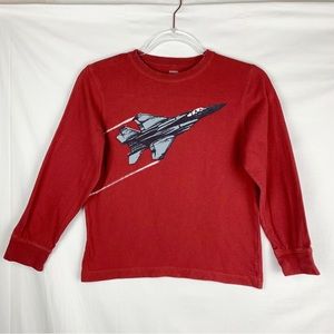 Gymboree Boy’s Fighter Jet Long Sleeve Tee size 8